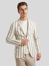 Image sur Veston en lin à rayures