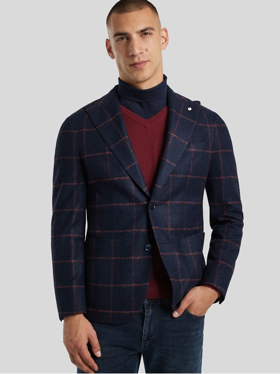 Image sur Veston motif à carreaux