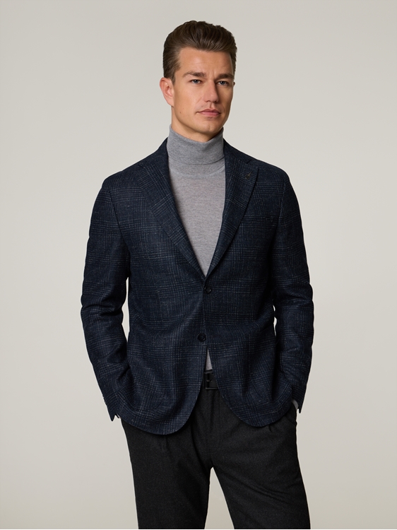 Bild von Veston mit Blende im Regular Fit