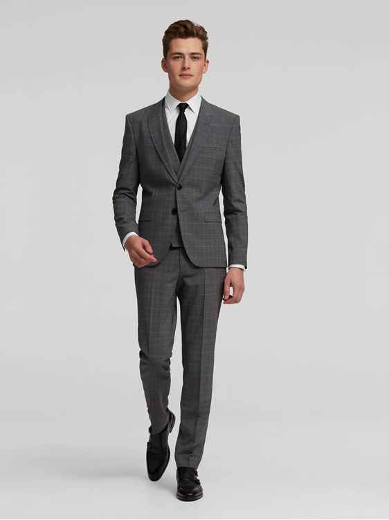 costume 3 pièces carreaux