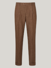 Bild von Hose aus Leinen L-PEET-PLEAT