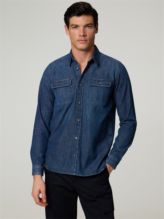 Image sur Chemise en jean