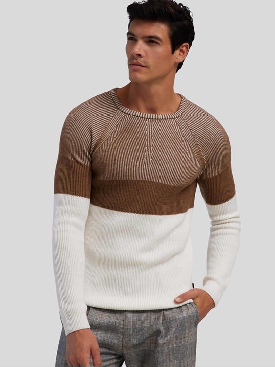 Bild von Pullover mit Colorblocking