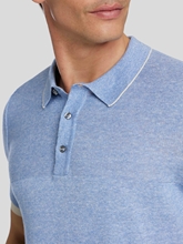 Bild von Polo Shirt aus Strick