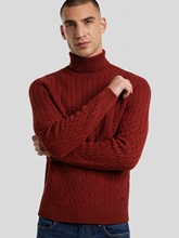 Bild von Pullover mit Zopfstrick