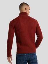 Bild von Pullover mit Zopfstrick