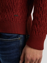 Bild von Pullover mit Zopfstrick