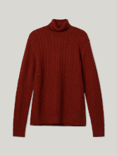 Bild von Pullover mit Zopfstrick