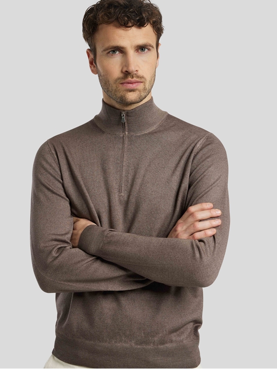 Bild von Pullover mit Reissverschluss