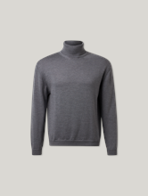 Image sur Pull à col roulé en mérinos