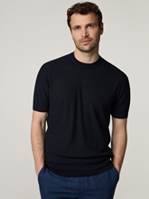 Image sur T-shirt tricoté en soie JERRY