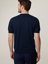 Image sur T-shirt tricoté en coton