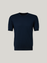 Image sur T-shirt tricoté en coton