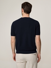 Image sur T-shirt tricoté en coton