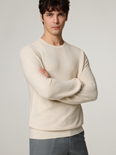 Bild von Strickpullover mit Leinen