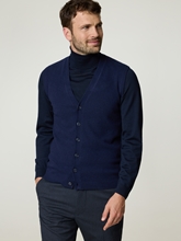 Bild von Strickweste aus Merinowolle