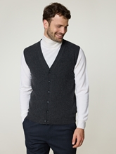 Bild von Strickweste aus Merinowolle