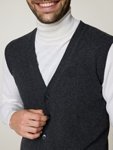 Bild von Strickweste aus Merinowolle