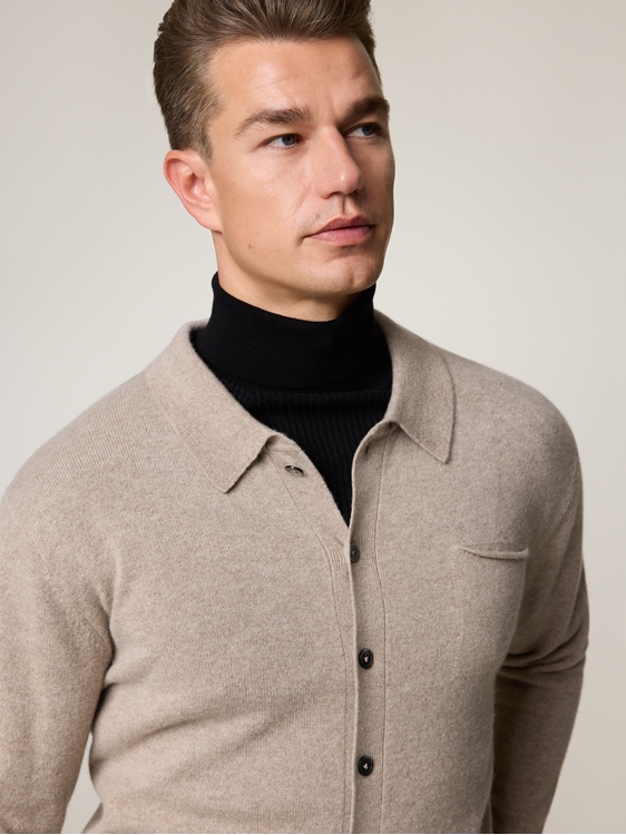 Image sur Chemise en cachemire tricoté