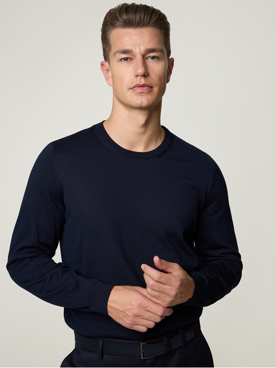 Bild von Strickpullover aus Schurwolle