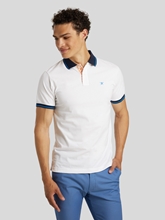 Image sur Polo à motif contraste