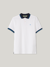 Image sur Polo à motif contraste