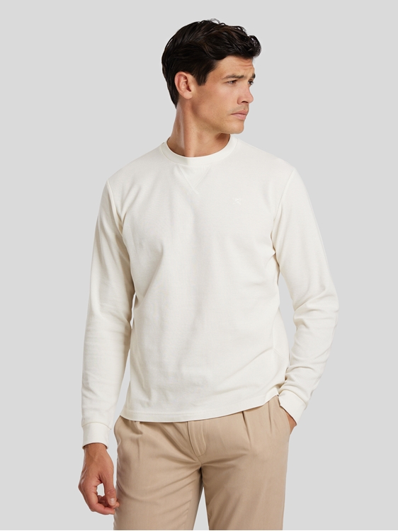 Bild von Sweatshirt mit Waffeloptik