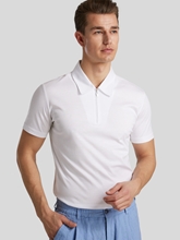 Bild von Polo-Shirt mit Reissverschluss