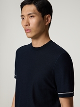 Image sur T-shirt en maille régulière fit