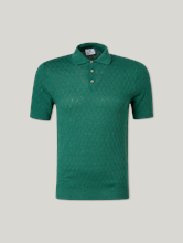 Image sur Polo en tricot avec du lin