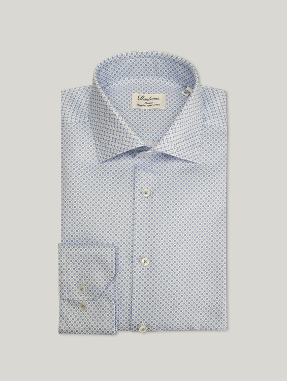 Bild von Hemd mit Mikro Muster im Slim Fit