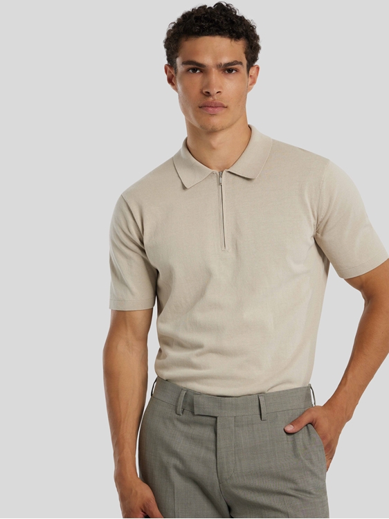 Image sur Polo zippé