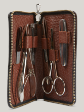 Image sur Set de manucure en cuir