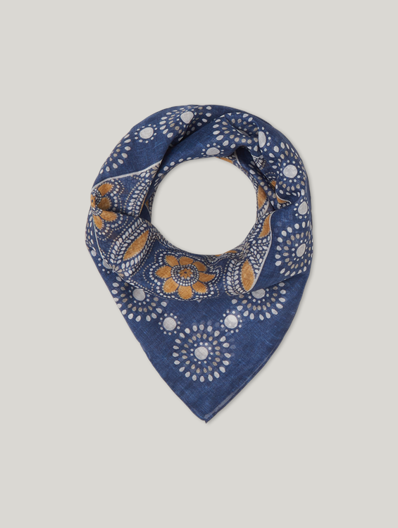 Bild von Foulard mit Floralem-Print
