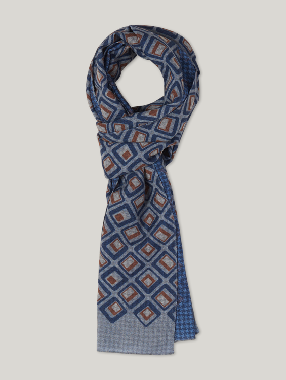 Image sur Echarpe en laine à motif