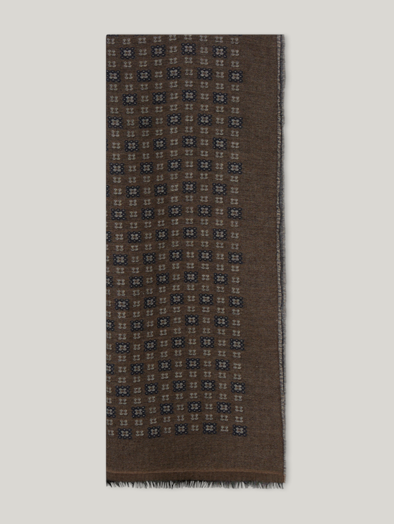 Bild von Schal mit Blumenmuster