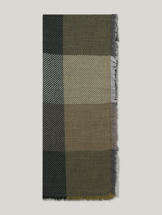 Image sur Foulard avec motif à carreaux