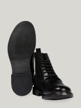 Image sur Bottes à lacets avec fermeture Eclair latérale