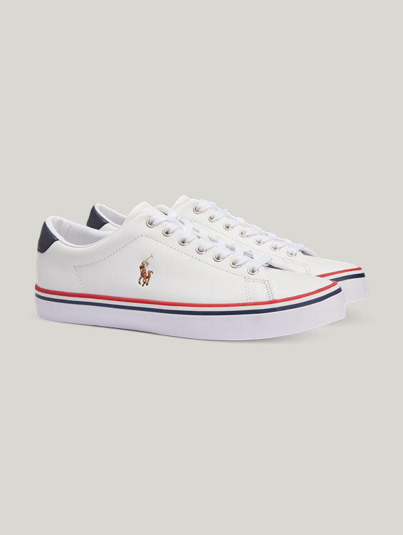 Bild von Sneaker aus Leder mit Logo