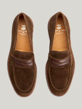 Bild von Loafer aus Veloursleder