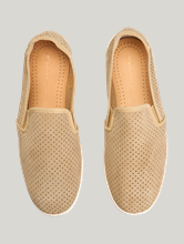 Image sur Mocassins en cuir velours