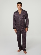 Bild von Pyjama-Set aus Seide mit floralem Print