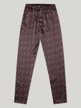 Bild von Pyjama-Set aus Seide mit floralem Print