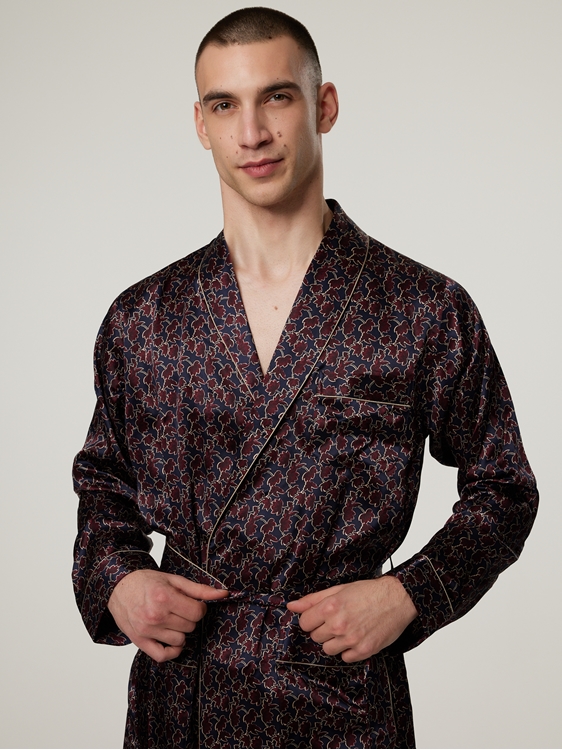 Peignoire en soie new arrivals