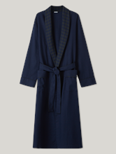 Bild von Langer Morgenmantel mit Karo