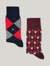 Image sur Lot de 2 paires de chaussettes X-MAS EDITION