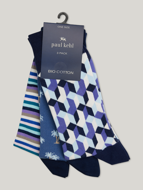 Image sur Chaussettes lot de 3 paires