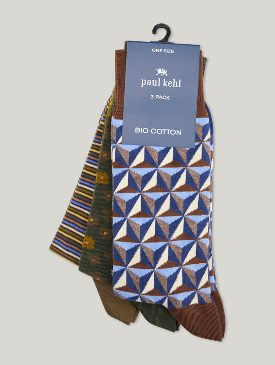 Image sur Ensemble de 3 paires de chaussettes