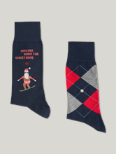 Image sur Chaussettes en set de 2 XMAS