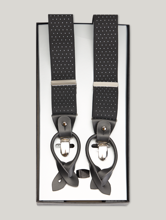 Image sur Bretelles empiècement en cuir